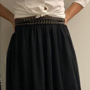 Genuine Leather Studded Belt ( Black Medium and Small Only)
